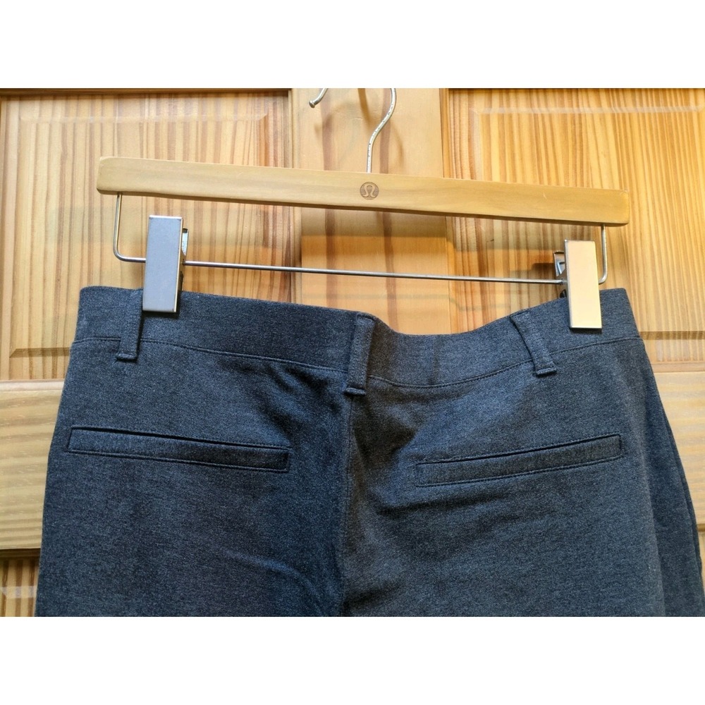 Quince Women's Charcoal Gray Ultra Stretch Ponte Bootcut Pants Size Large Tall - Picture 6 of 10